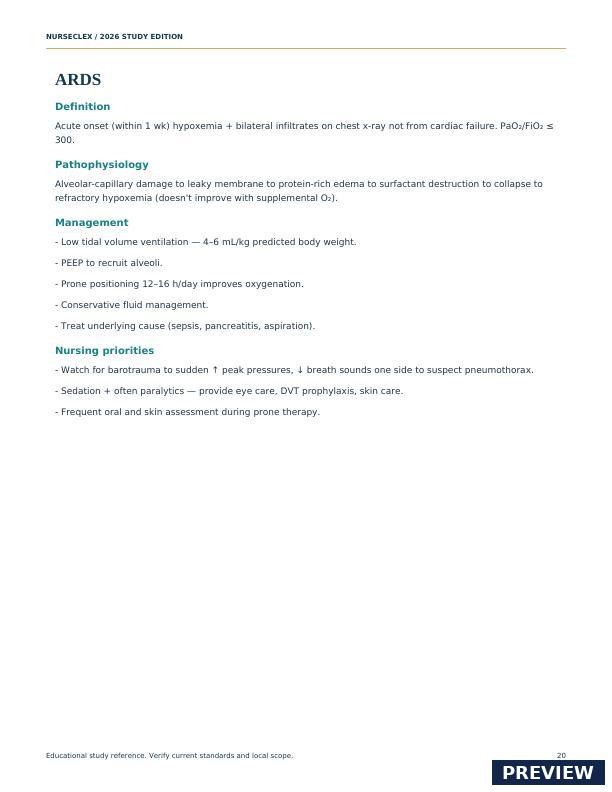 The Medical-Surgical & Pathophysiology Blueprint - Page 20